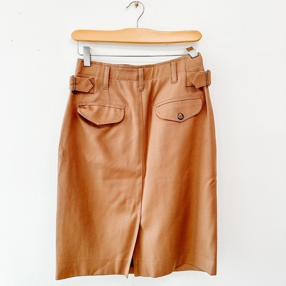 Alfred Sung - Sport Pencil Skirt - Tan - Size 6 - Picture 6 of 15